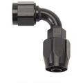 Russell-Edel 90 deg, -8 AN Full Flow Hose Ends - Black R62-610175